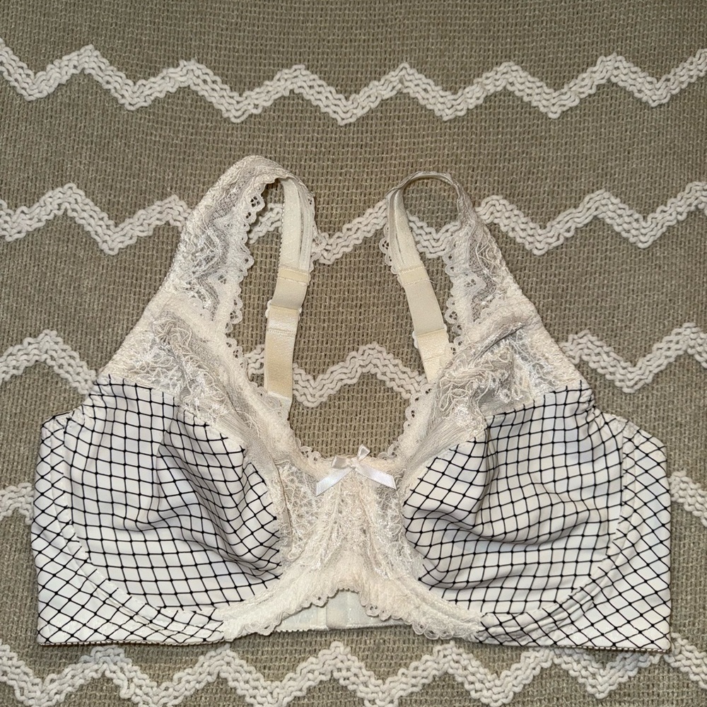 Curve Muse Womens Underwire Back Closure Demi Bra 38DD